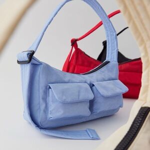 Baggu Serenity Blue mini cargo shoulder bag